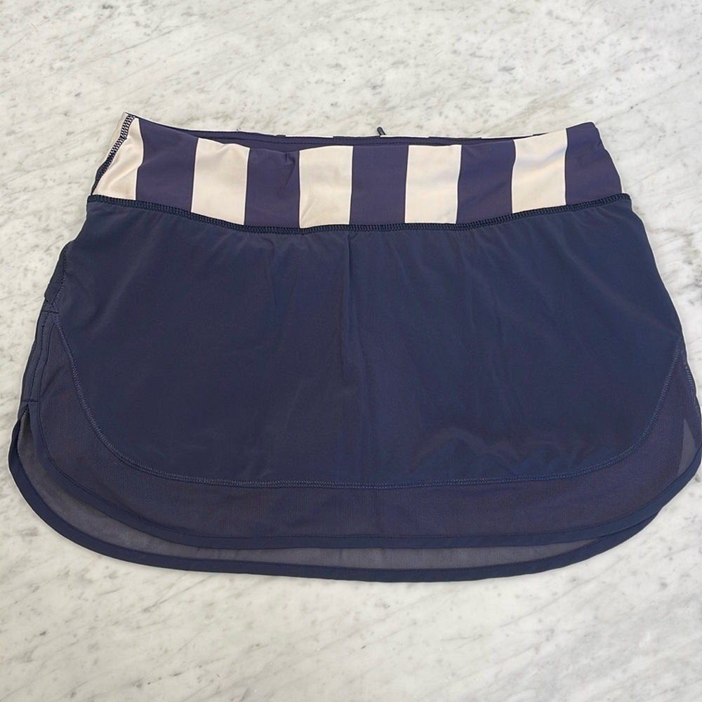 Lululemon!  Skirt with built in shorts!